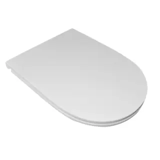 Kerasan Aquatech сиденье SLIM для унитаза, микролифт, цвет: белый/хром