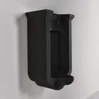 Kerasan Waldorf Писсуар подвесной с сифоном и комплектом крепежей, цвет: черный