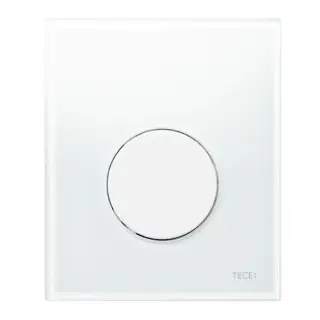 TECE TECEloop Панель смыва для писсуара, стекло белое, цвет: белый