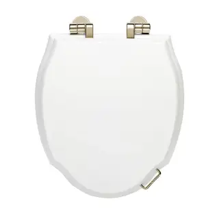 Devon&Devon Westminster Сиденье для унитаза из мдф, цвет: белый/золото светлое
