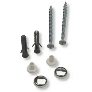 KERASAN Крепление вертикальное для напольных унитазов/биде, цвет хром