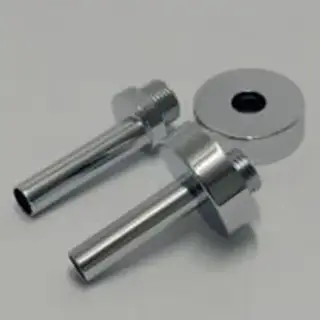 Irsap TOLE/BELLA Комплект для монтажа водяного полотенцесушителя (трубка с эксцентриком 1/2&quot; и декоративная накладка), цвет: хром