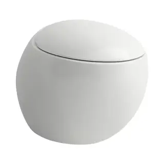 Laufen Alessi One Унитаз подвесной 58х39см, безободковый, покрытие LLC, цвет: белый