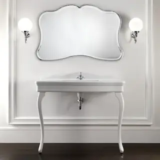 Devon&Devon Colette Декоративная структура 109х37см., с раковиной с 1отв. под смеситель , напольный, цвет: белая керамика