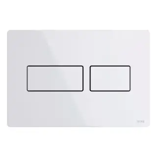 TECEsolid Панель смыва с двойной системой смыва для унитаза, цвет: белый глянцевый