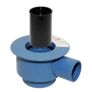 TECE drainline, сифон, 0,8 л/c, DN 50, выход вбок, высота монтажа от нижнего края сифона до верхнего края слива &ndash; 120 мм.