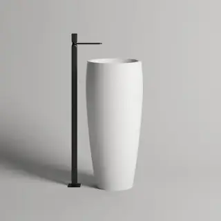 Salini Armonia 203 Раковина напольная 47х47х90cм., без отв., без перелива, донный клапан 