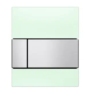 TECE TECEsquare Urinal Панель смыва для писсуара, стекло зеленое, цвет: нержавеющая сталь