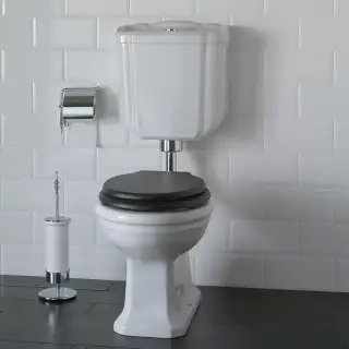 Globo Paestum Унитаз напольный 58х37,5см, слив универсальный, со средней трубой, фурнитурой, цвет: белый/хром