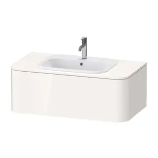 Duravit Happy D.2 Plus Тумба подвесная 100x55x35.4см, с раковиной и 1 ящиком, цвет: белый глянцевый