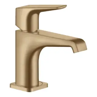 Axor Citterio E Смеситель для раковины 90, на 1 отв., цвет: шлифованная бронза