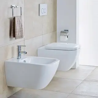 Duravit Viu Биде подвесное 37х57см.,  с 1 отв под смеситель, цвет: белый