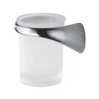 Colombo Link Стакан подвесной, SX, цвет: хром/матовое стекло