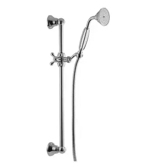 Carlo Frattini Wellness Душевая штанга с ручным душем и шлангом 1500 мм., цвет: хром