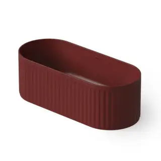 Dea Design Stripes Ванна 170х72х56см., отдельностоящая, Solid Surface, цвет: Red Wine №17