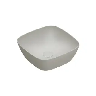 Catalano Alvea Раковина 40x40см накладная, без отв., цвет: Cemento Satinato