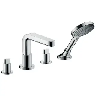 Hansgrohe Metris S Смеситель на борт ванны, 4 отв., цвет: хром