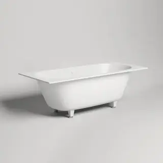 Salini Ornella Axis 170 Встраиваемая ванна 170х75х60см., прямоугольная, материал: S-Stone, цвет: белый матовый