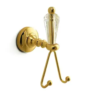 3SC Boheme Крючок двойной, цвет: золото 24к. Lucido