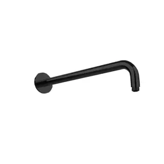 Almar Arms Кронштейн для верхнего душа, настенный 35см., с круглым отражателем, цвет: черный металл брашированный PVD