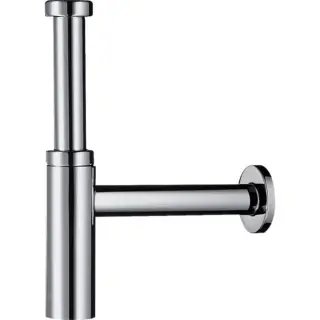 Hansgrohe Flowstar S Сифон для раковины под донный клапан, 1/4&rsquo; трубка 140 мм, цвет: хром