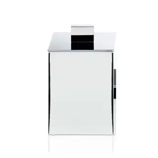 Decor Walther DW 3650 Бокс универсальный 8.5x8.5x11см, с крышкой, настольный, цвет: хром