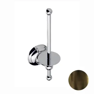 Nicolazzi Accessori Бумагодержатель вертикальный, подвесной, цвет: тёмная бронза