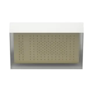 Fantini Acquafit Верхний душ 35х35см., потолочный, 2 потока, цвет: Matt British Gold PVD