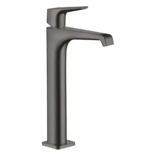 Axor Citterio E Смеситель для раковины 250, на 1 отв., высокий, с донным клапаном, цвет: шлифованный черный хром