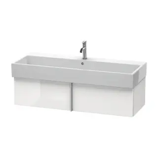 Duravit VA Тумба подвесная, 118.4x43.1х29.8см., с раковиной и 1 выдв. ящиком, цвет: белый глянцевый