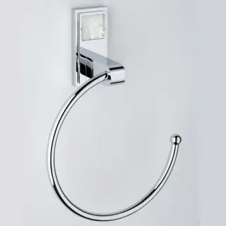 THG Masque de Femme Lunaire Полотенцедержатель - кольцо 18см., подвесной, цвет: хром