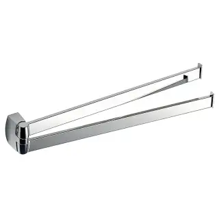 Colombo Trenta Полотенцедержатель 35см, двойной, цвет: хром