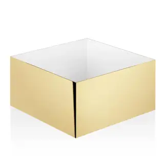 Decor Walther DW 367 Бокс универсальный 17x17x9см, настольный, цвет: золото