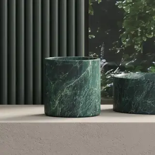 Dea Design Marble Стакан настольный, из мрамора, цвет: SG Stone Green