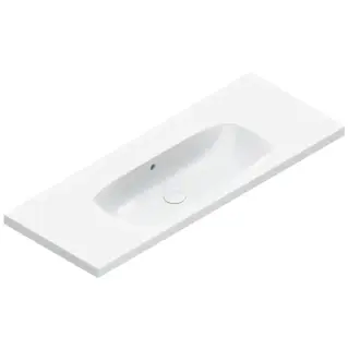 Catalano Alvea Раковина 120х46см., подвесная или на мебель, без отв., цвет: белый глянцевый