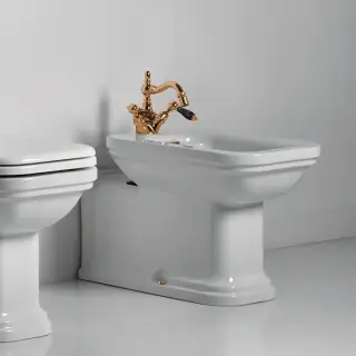 Kerasan Waldorf Биде напольное пристенное удлиненное 