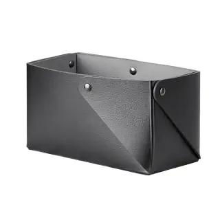 Colombo Adj Коробочка MIU, 7x14H8 см , цвет: черный/серый