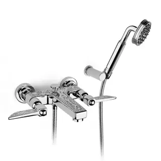 Nicolazzi Liberty Смеситель для ванны, настенный, цвет: хром