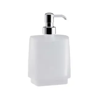 Colombo Time Дозатор для жидкого мыла, настольный, цвет хром/матовое стекло