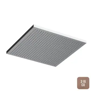 Almar Velvet Rain Верхний душ 300х300 мм (без держателя), отделка Copper Brushed PVD