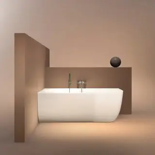 Gruppo Treesse Cora Ванна пристенная 170x75см, SX, акриловая, цвет: белый