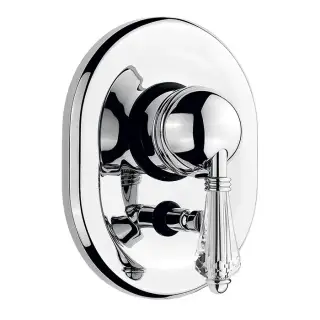Nicolazzi Cristallo Встраиваемый смеситель для душа с переключением, 2 источника, цвет: хром