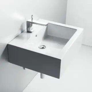 SIMAS Frozen Раковина 60 см, 1 отв., цвет: белый