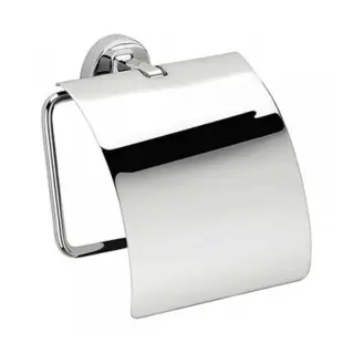 Colombo Nordic Держатель для туалетной бумаги, с крышкой, цвет: хром