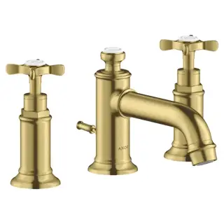 Axor Montreux Смеситель для раковины 30, на 3 отв., с донным клапаном, цвет: шлифованная медь