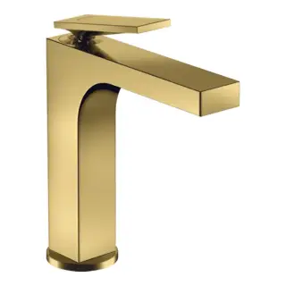 Axor Citterio Смеситель для раковины 160, на 1 отв., с донным клапаном, цвет: полированное золото