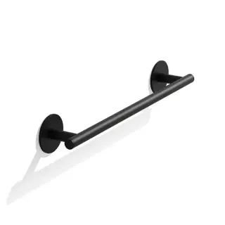 Decor Walther Basic Полотенцедержатель 39см., подвесной, цвет: черный матовый
