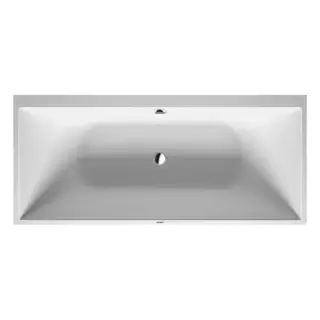 Duravit DuraSquare Ванна 180x80см,  угол левый, с панелью и ножками.с 2 наклонами для спины, цвет: белый