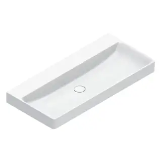 Catalano Green Раковина 100х47см, без отв., цвет: белый глянцевый