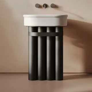 Artceram Church Тумба с раковиной 71х53х34см., напольная, цвет: черный матовый